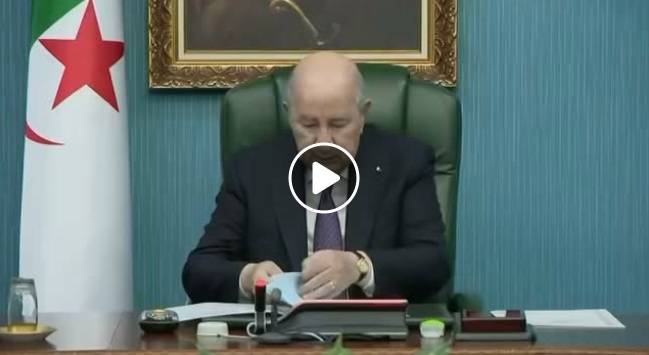 President Abdelmadjid Tebboune Presides Over High Security Council Meeting