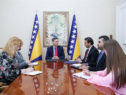 L’ambassadeur d’Algérie à Sarajevo, Mohammed Meraimi, reçu par le membre de la présidence de la Bosnie-Herzégovine, le Dr Denis Bećirović