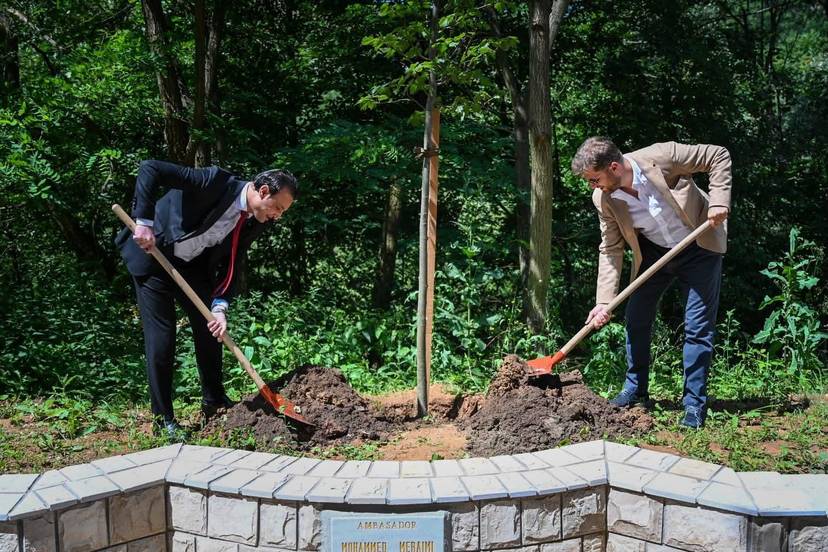 In a Deeply Symbolic Gesture in Sarajevo: A Tree Planted in the Name of Algeria at the Ambassadors' Alley in Memory of the Revolution Martyrs