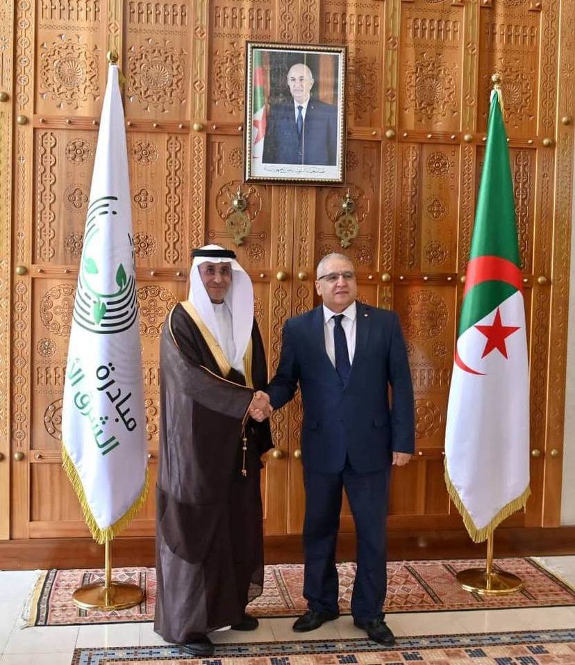 Mr. Lounes Magramane Receives the Secretary-General of the "Middle East Green Initiative"