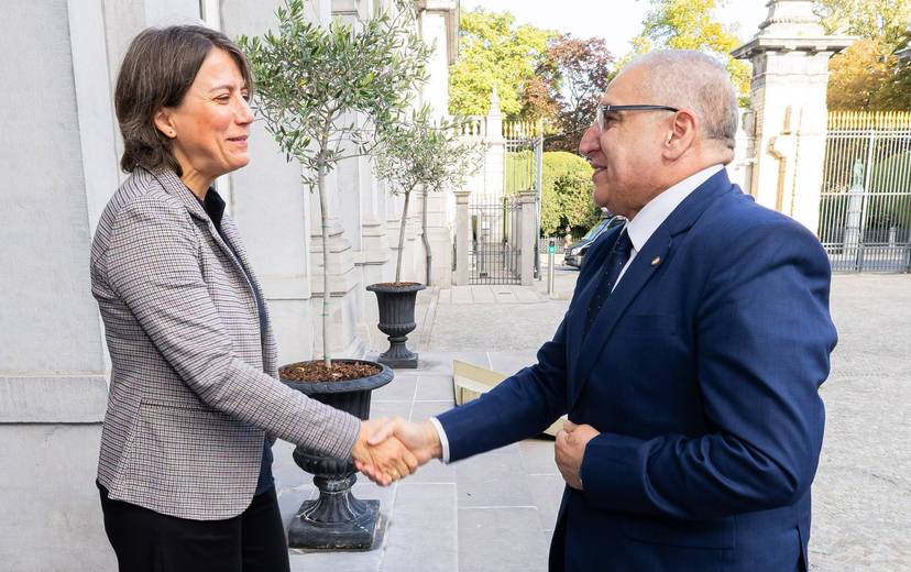 بروكسل: الأمين العام لوزارة الخارجية لوناس مقرمان يترأس مناصفة مع نظيرته البلجيكية الدورة السادسة للمشاورات السياسية