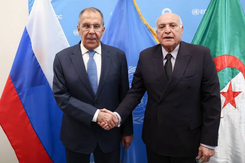 On Margins of UNGA: Minister of State Ahmed Attaf Holds Talks with Russian Foreign Minister Sergueï Lavrov