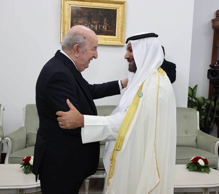 Photos de l'accueil réservé par le Président de la République, M. Abdelmadjid Tebboune, au Secrétaire général de l'OPEP, M. Haitham Al Ghais, et à la délégation l'accompagnant