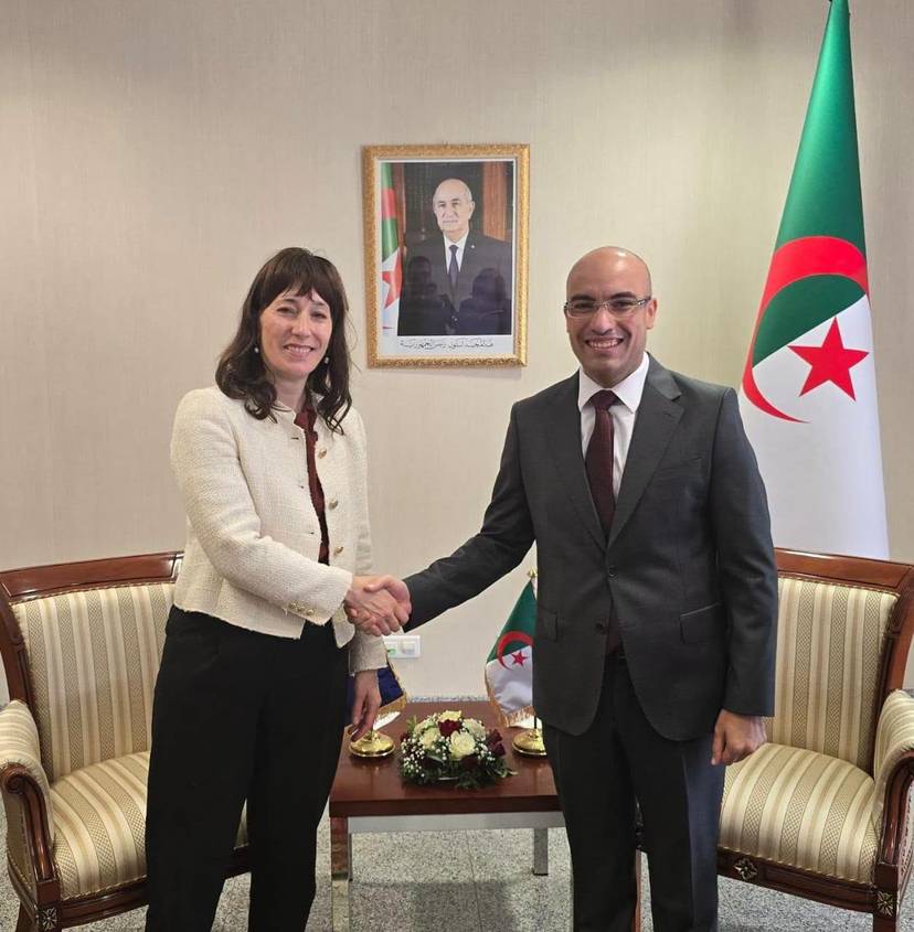 State Secretary Sofiane Chaib Receives Australian Ambassador for Counter-Terrorism Gemma Huggins, Discussing Enhanced Bilateral and International Cooperation