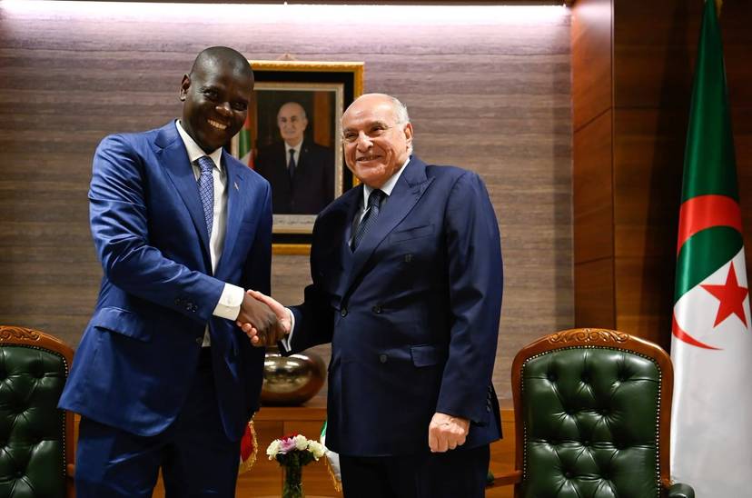 Le Ministre d'État Ahmed Attaf s'entretient avec son homologue sud-africain Ronald Lamola à Alger