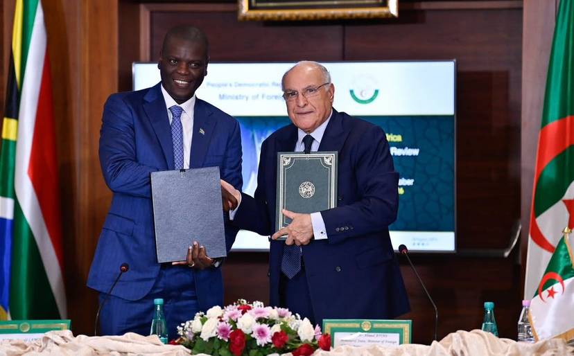 البيان المشترك للاجتماع الوزاري لمتابعة الشراكة الاستراتيجية بين الجزائر وجنوب إفريقيا